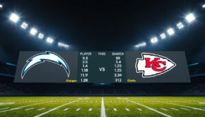 Los Angeles Chargers vs Kansas City Chiefs Player Stats 2025